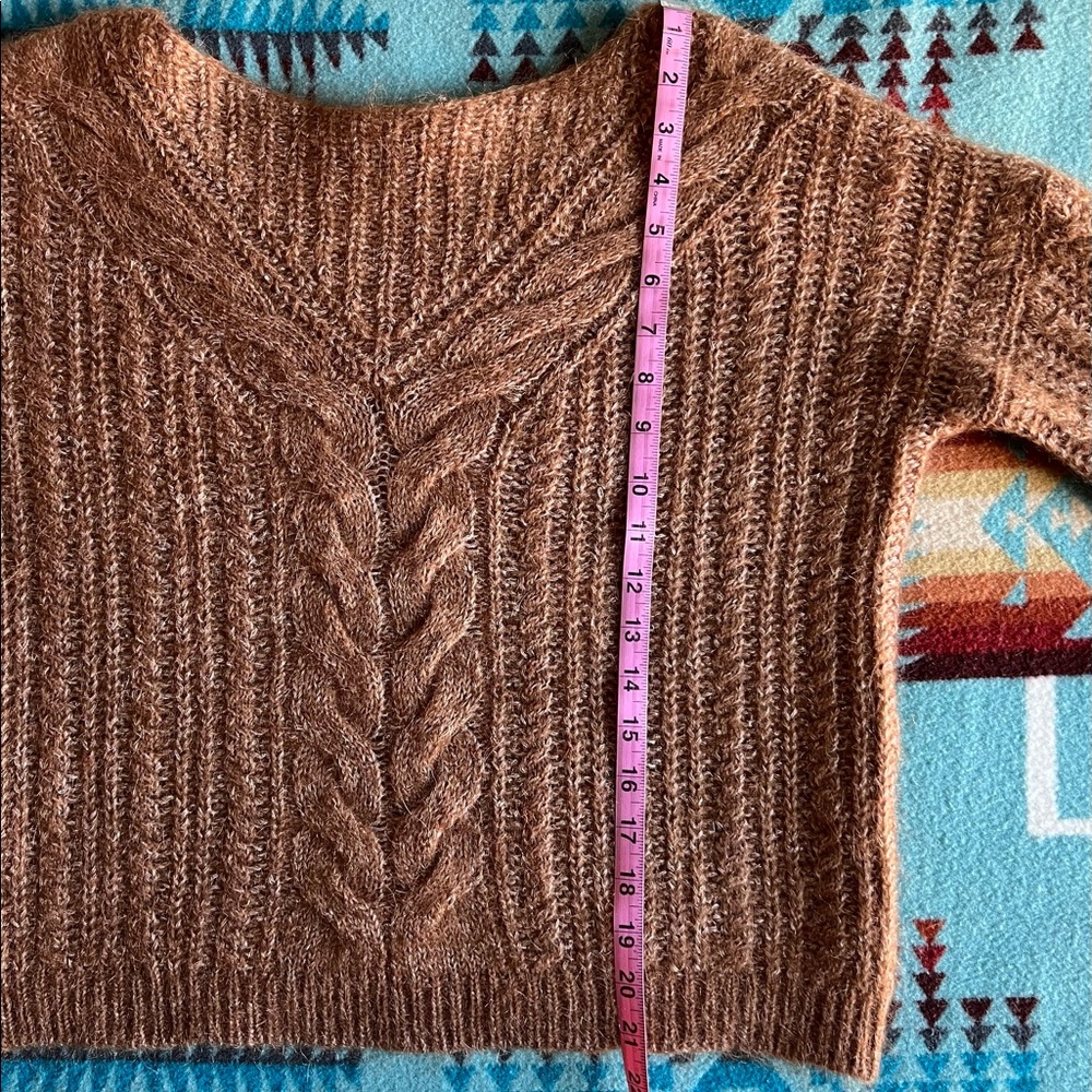 Sezane Marius Jumper Mohair Sweater Camel - Picture 5 of 11